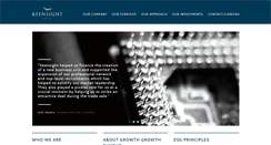 Desktop Screenshot of keensightcapital.com